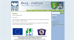 Desktop Screenshot of burg.lubrza.pl